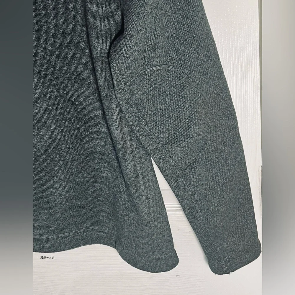 The North‎ Face Gray Men’s 1/4 Zip Fleece Pullover Sweater Sz L/G